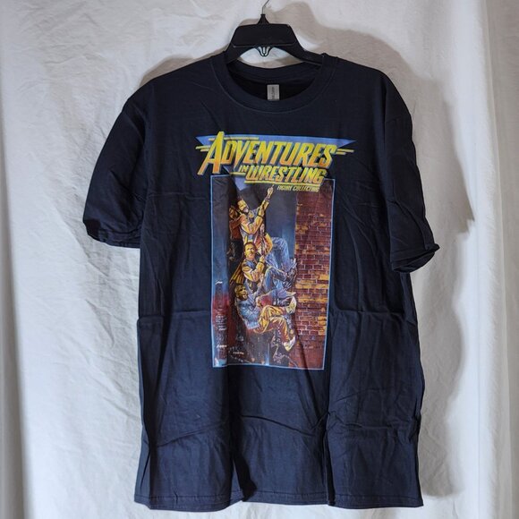 Pro Wrestling Crate Adventures in Wrestling Matt Cardona Black T-Shirt XL NWOT - Picture 1 of 4
